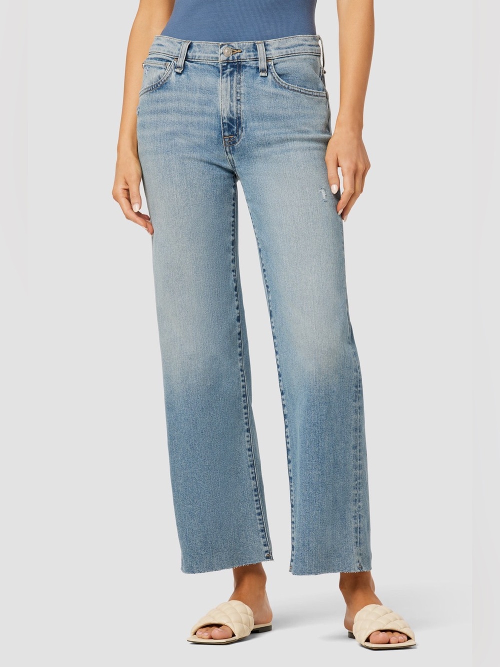 Hudson Jeans Rosalie Crop Wide Leg Jeans Size: 25